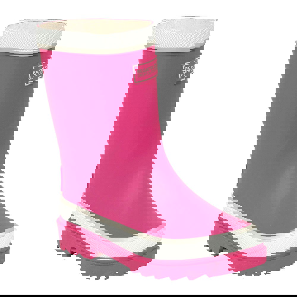 Regatta Great Outdoors Childrens/Kids Foxfire Wellington Boots - Jem/White