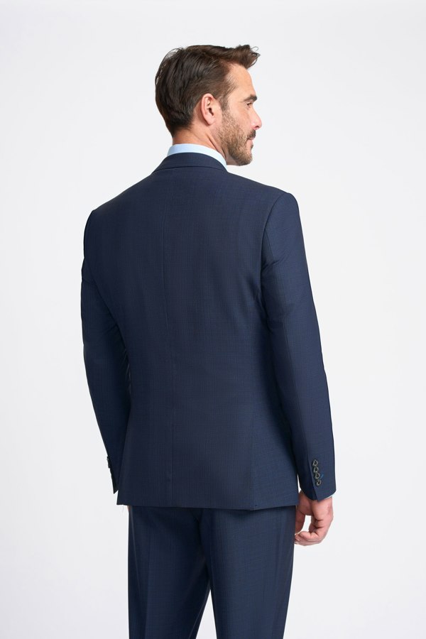 House of Cavani Seeba Navy Long Three Piece Suit - Navy