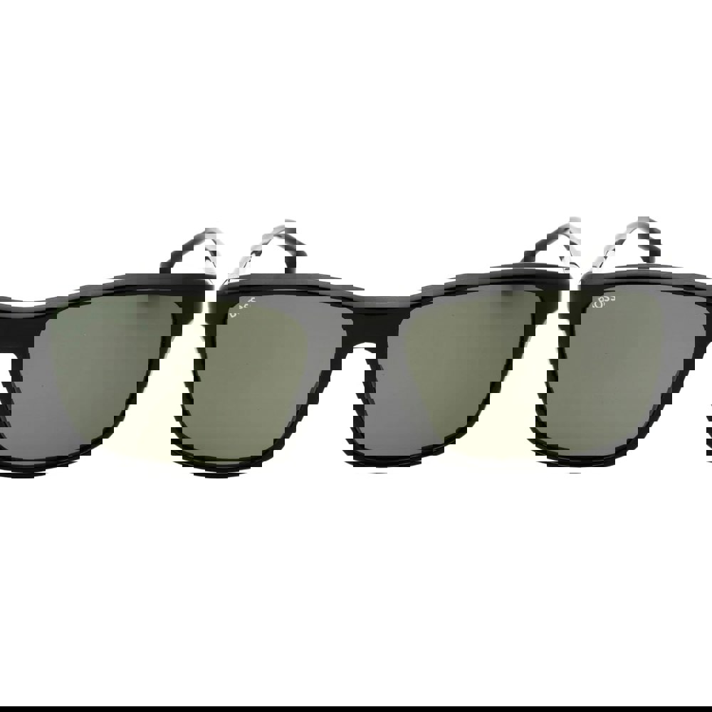 Hugo Boss Green Lens Black Sunglasses One Size