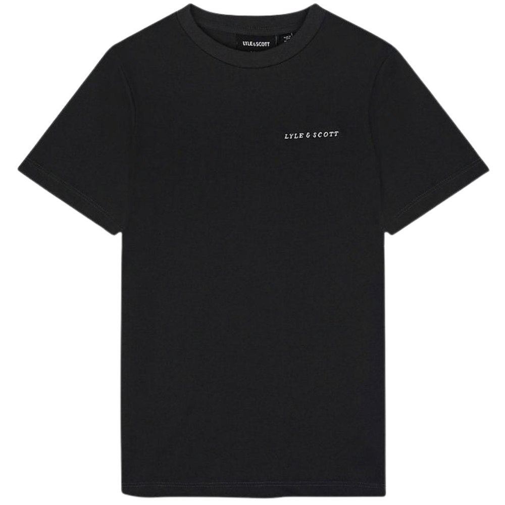 Lyle & Scott Embroidered Logo Saddle Black T-Shirt