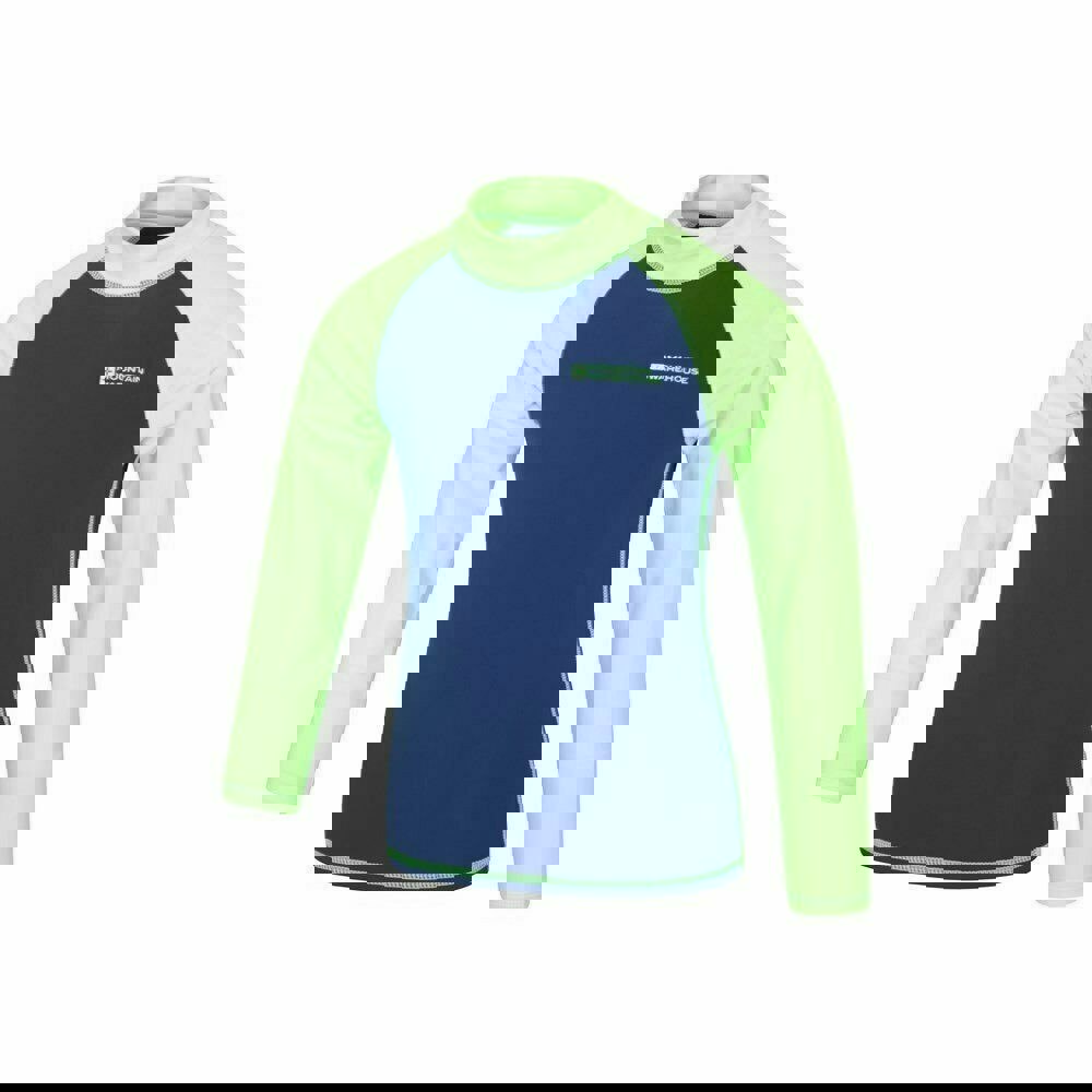 Mountain Warehouse Kids Long-Sleeved Rash Top - Bright Green