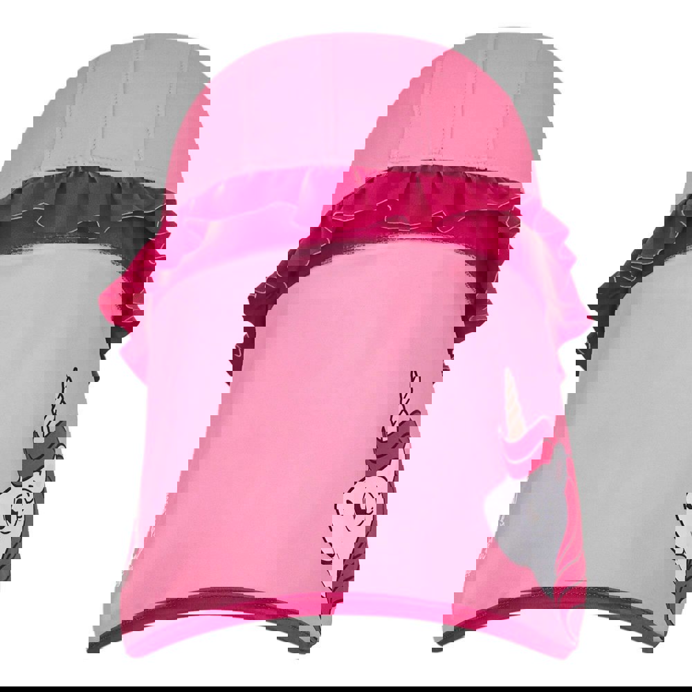Regatta Childrens/Kids Luna The Unicorn 3D Neck Protector Cap - Sweet Pink/Pink Potion