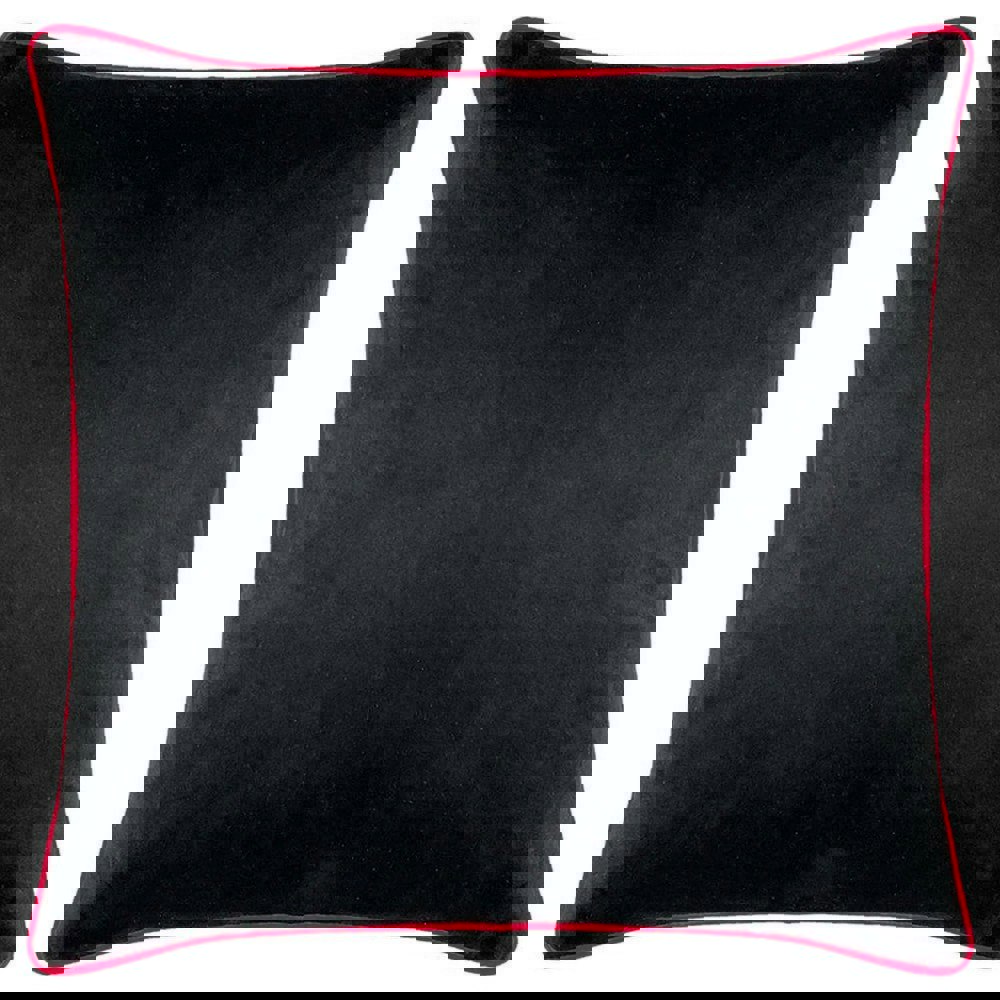 Furn Serpentine Animal Print Cushion Cover - Pink/Charcoal