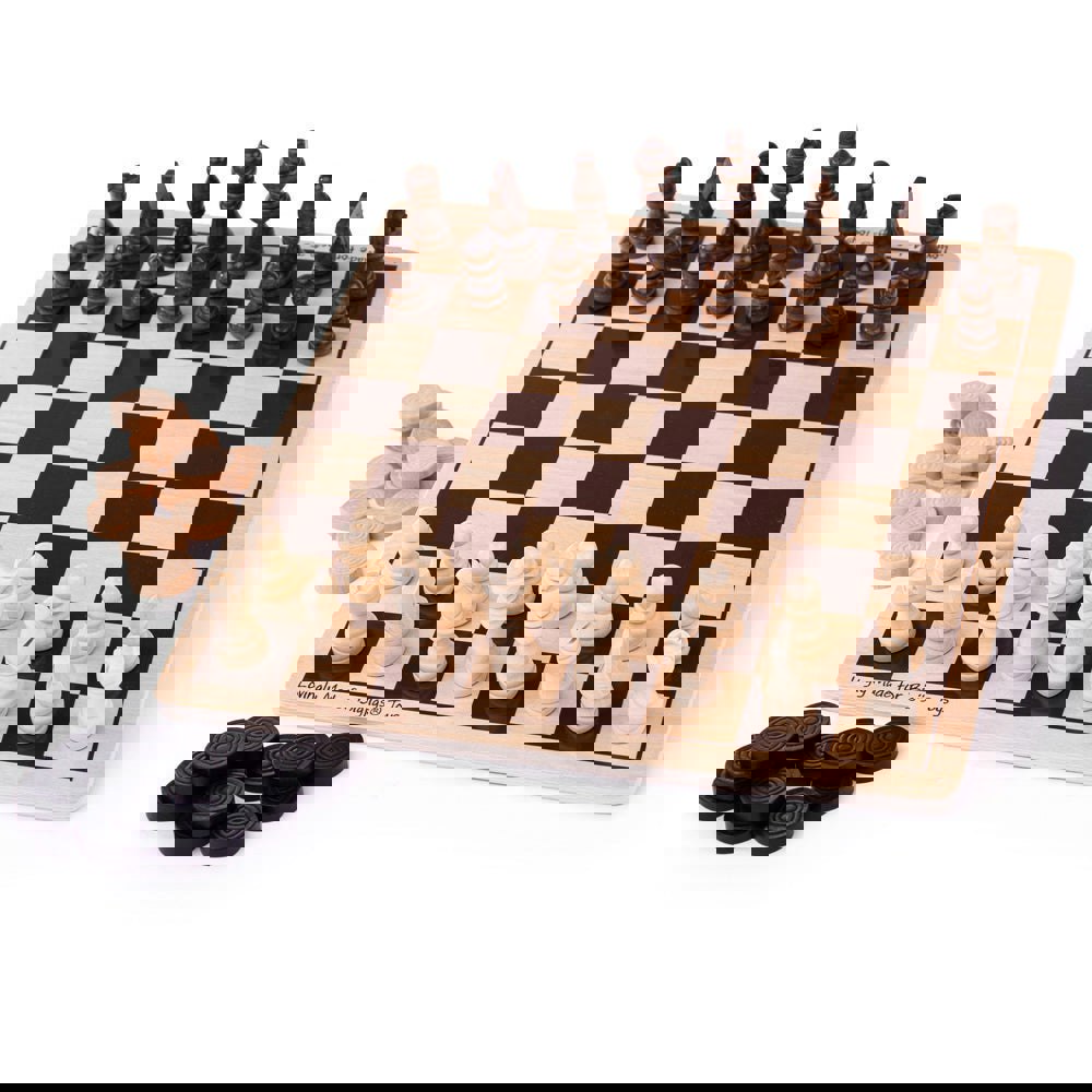 Draughts and Chess Set
