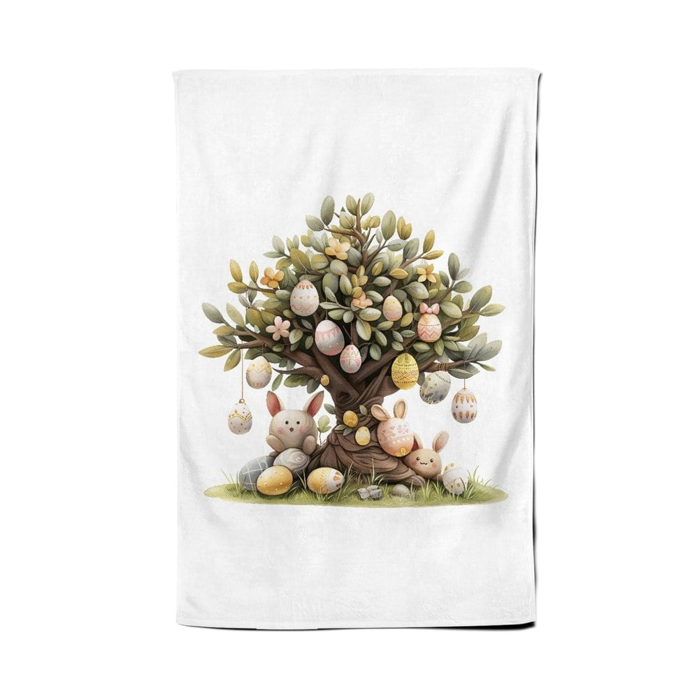 Warren Reed Easter Egg Tree Design Tea Towel