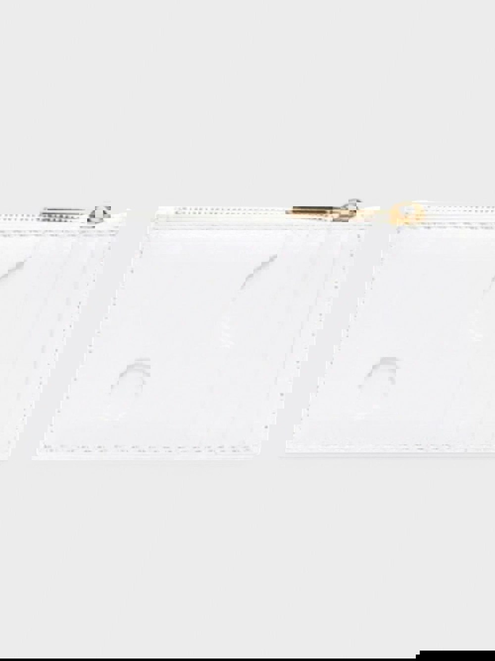 Off - White Burrow Zipped Coin Purse - Supplied FashionOff - White