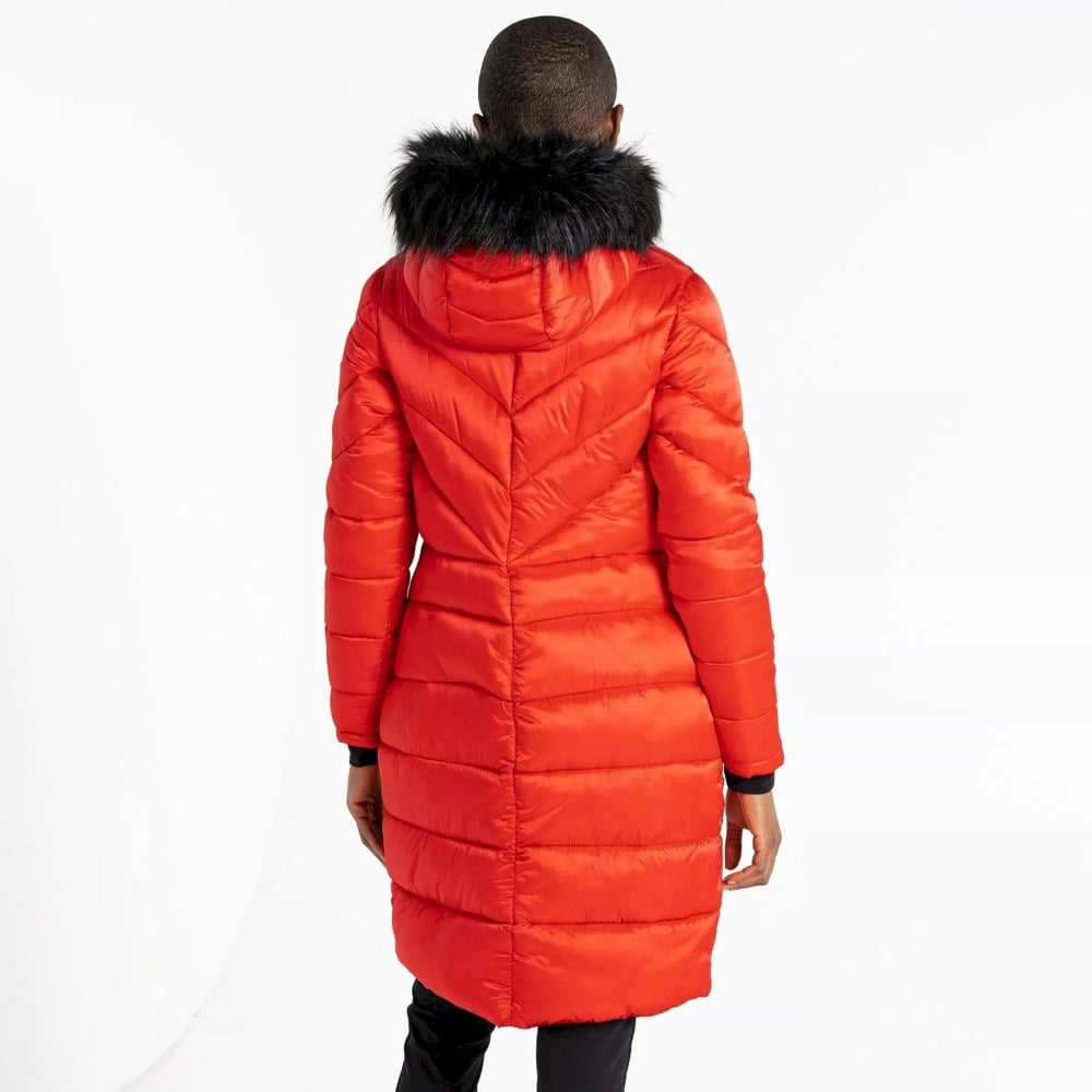 Dare 2B Women's Julien Macdonald Suppression Longline Jacket - Volcanic Red