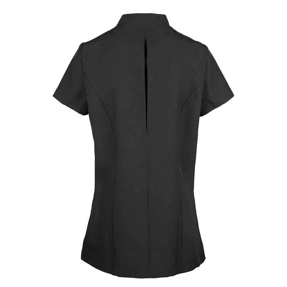 Premier Womens/Ladies Orchid Short-Sleeved Tunic - Black