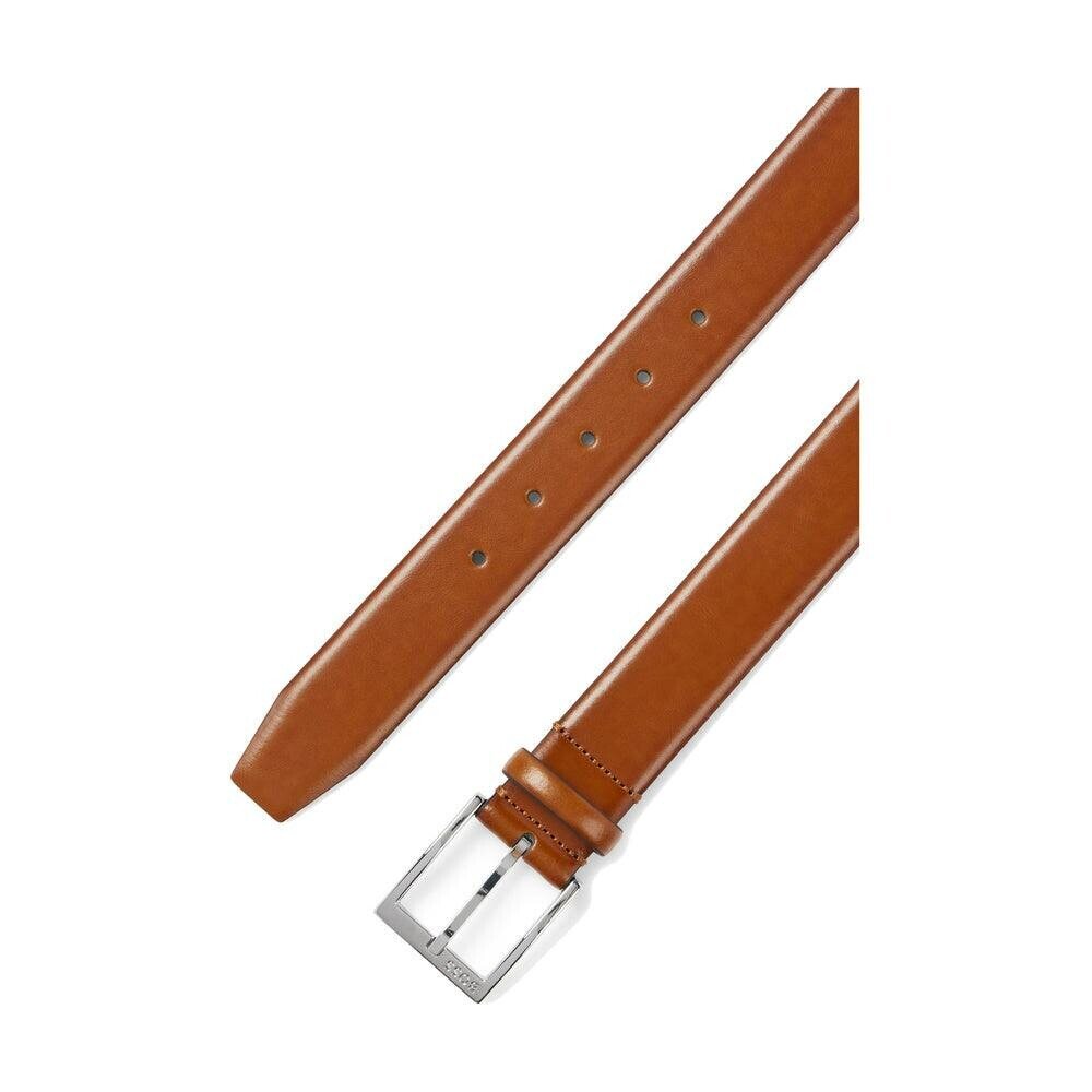 BOSS Elloy Italian Leather Belt Medium Brown