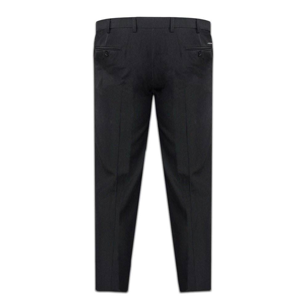 Duke Mens D555 Max Adjustable Waist Kingsize Trousers - Black