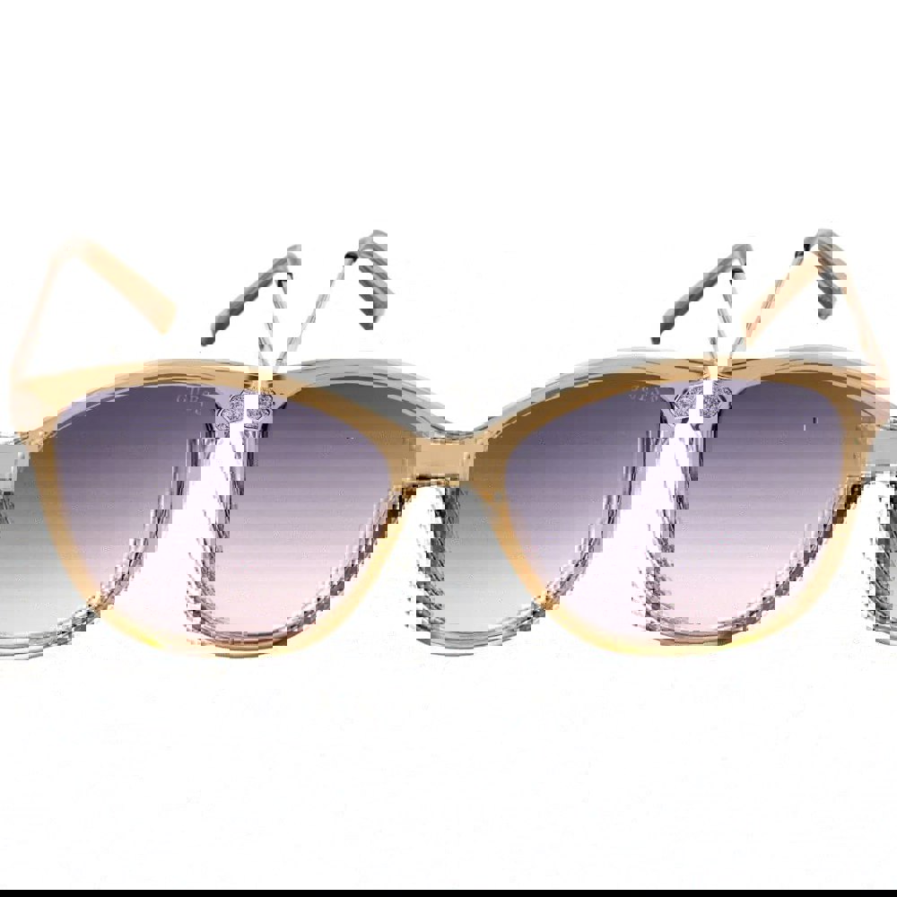 Guess GF6104 57T shiny beige / gradient bordeaux Sunglasses One Size