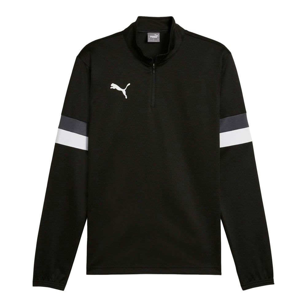 Puma Mens TeamRISE Quarter Zip Top - Black