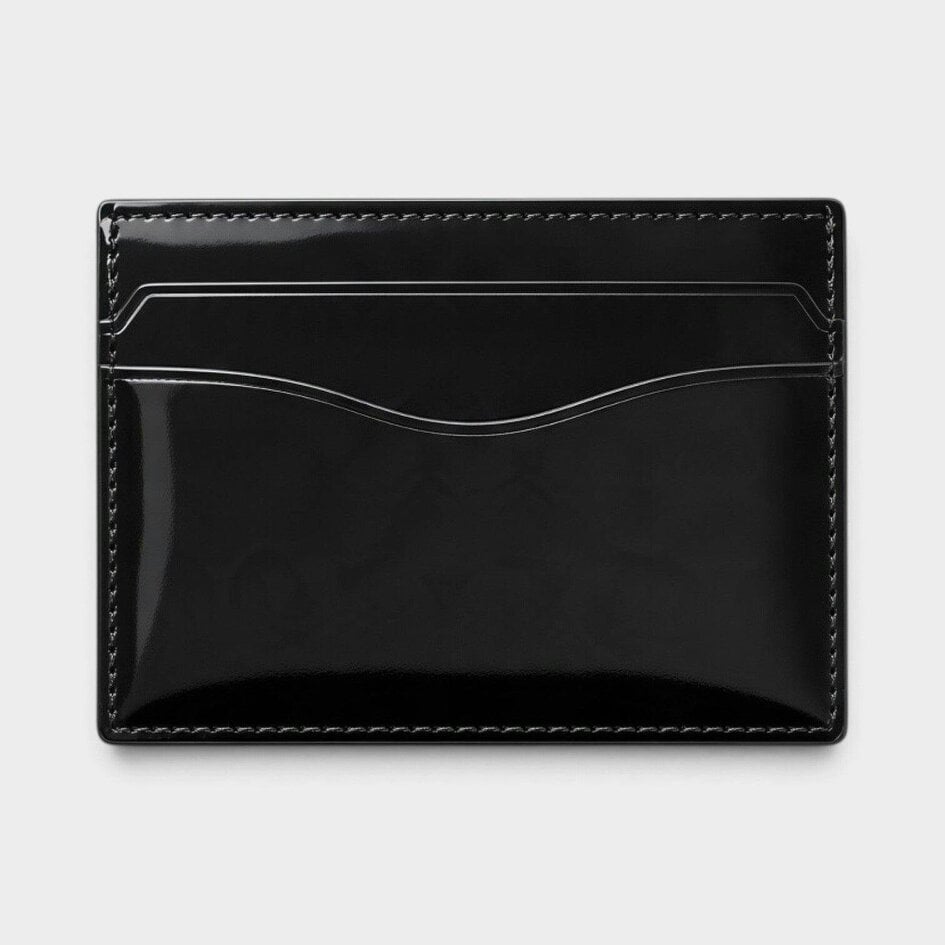 Tory Burch Emerson Patent Slim Card Case Black
