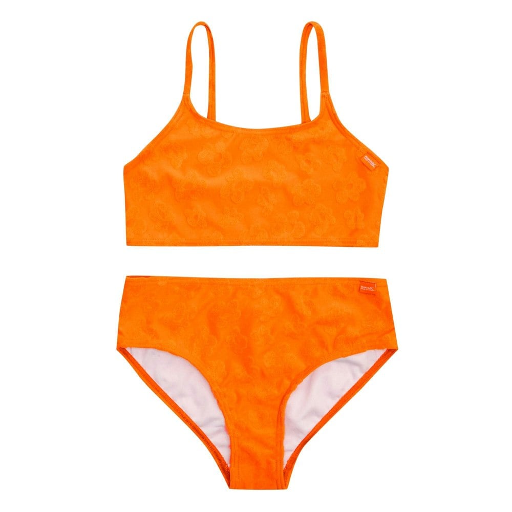 Regatta Girls Dakaria II Floral Bikini Set - Satsuma