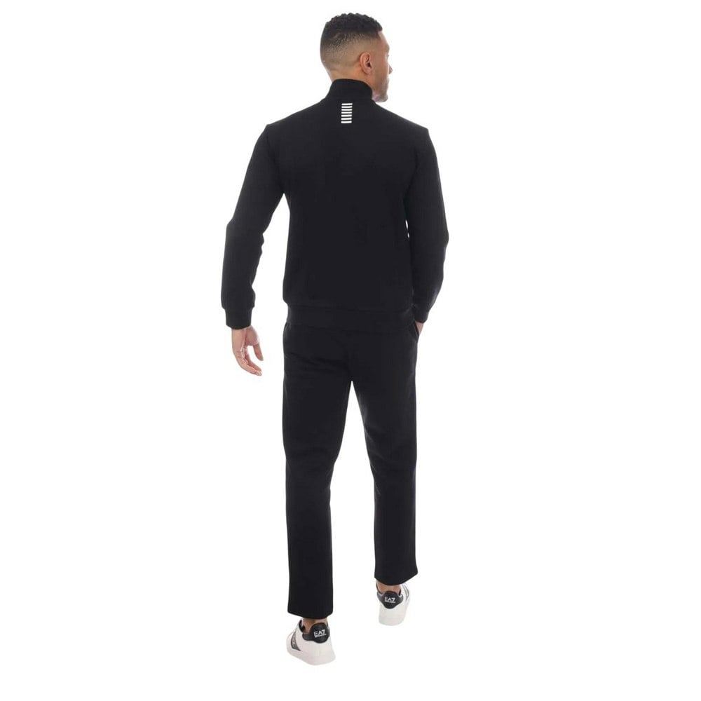 Emporio Armani Mens Full Zip Tracksuit - Black