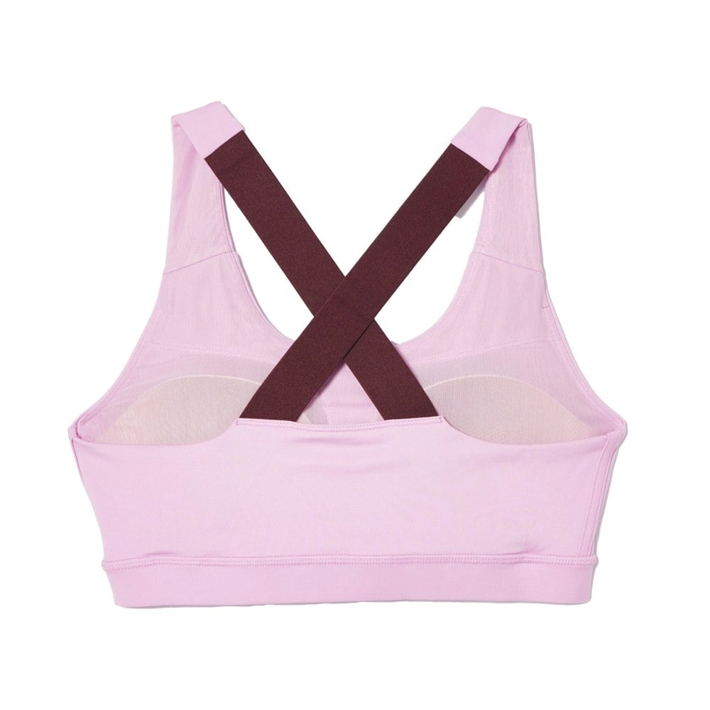 Lacoste Womens/Ladies Stretch Breathable Sport Bralette - Pink