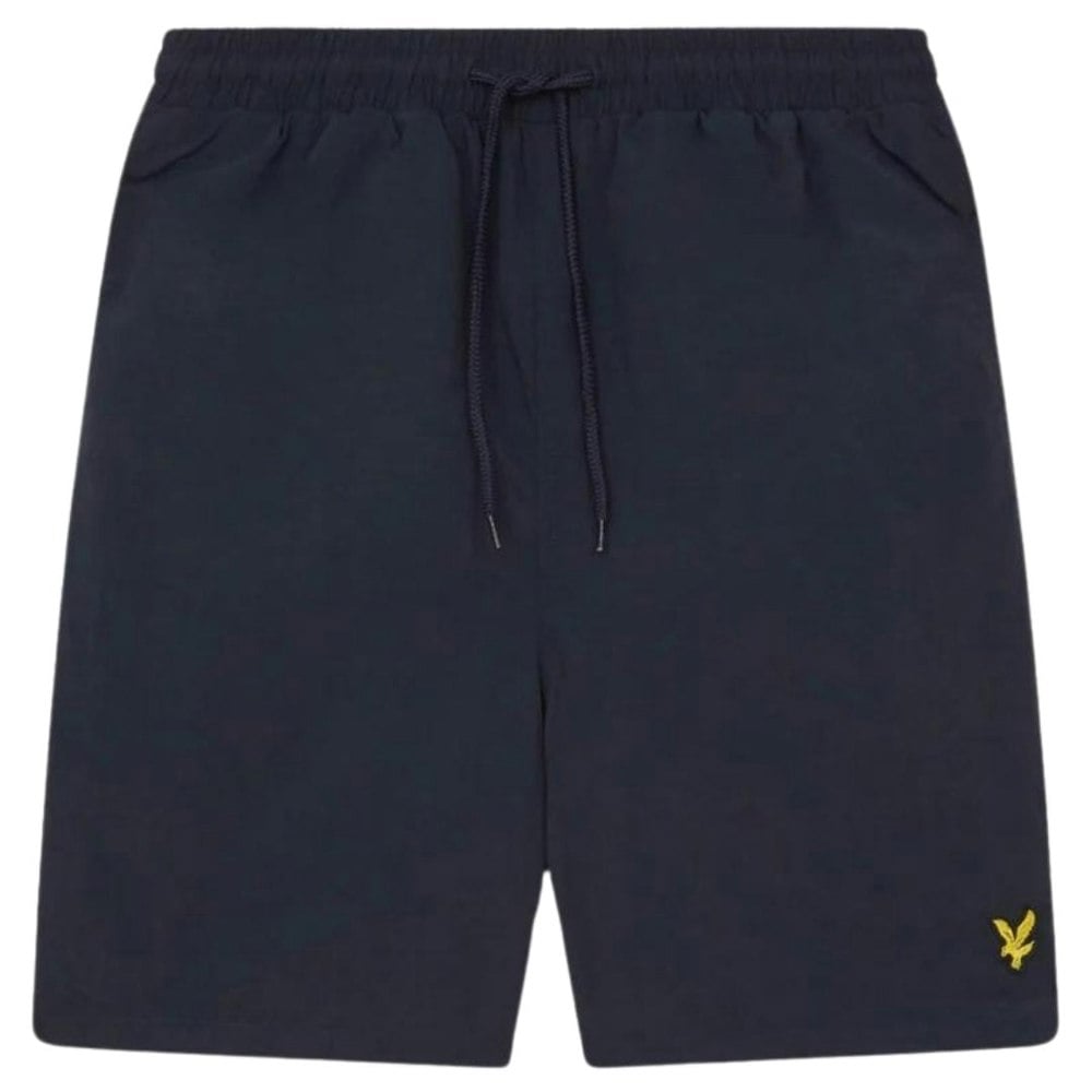 Lyle & Scott Branded Logo Dark Navy Swim Shorts L