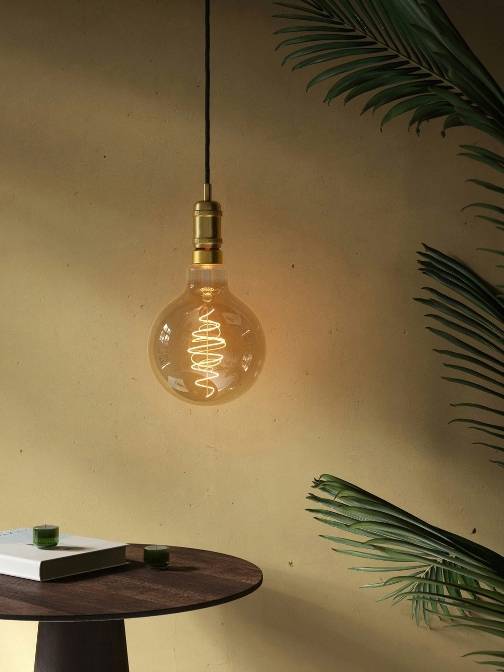 Nordlux Deco E27 | G200 Spiral | Dim | 2200 Kelvin | 600 Lumen | Light Bulb | Gold colour