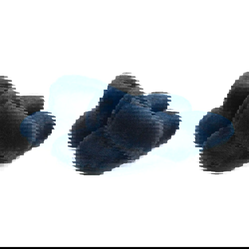 Eastern Counties Leather Women's Sheepskin Flip Flops - Navy
