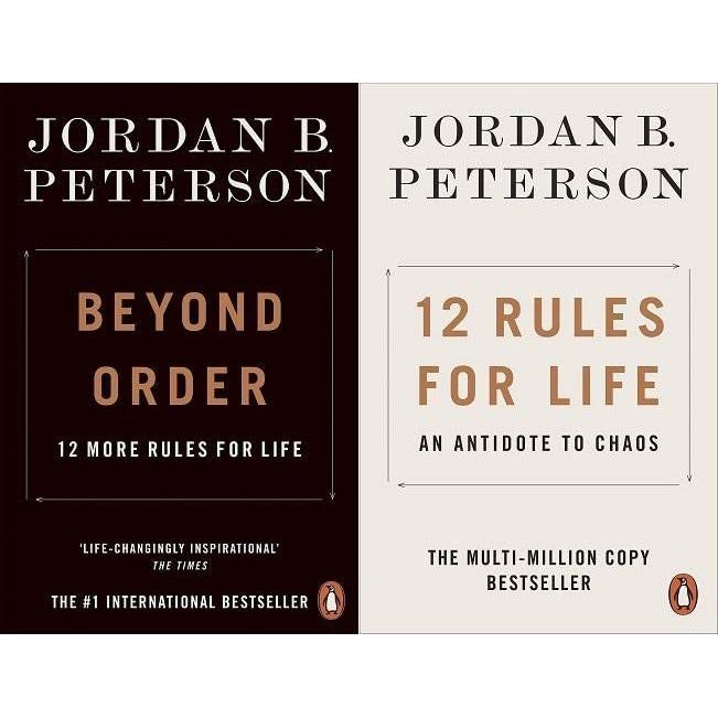 Beyond Order ; 12 Rules For Life 2 Book Set by Jordan B. Peterson