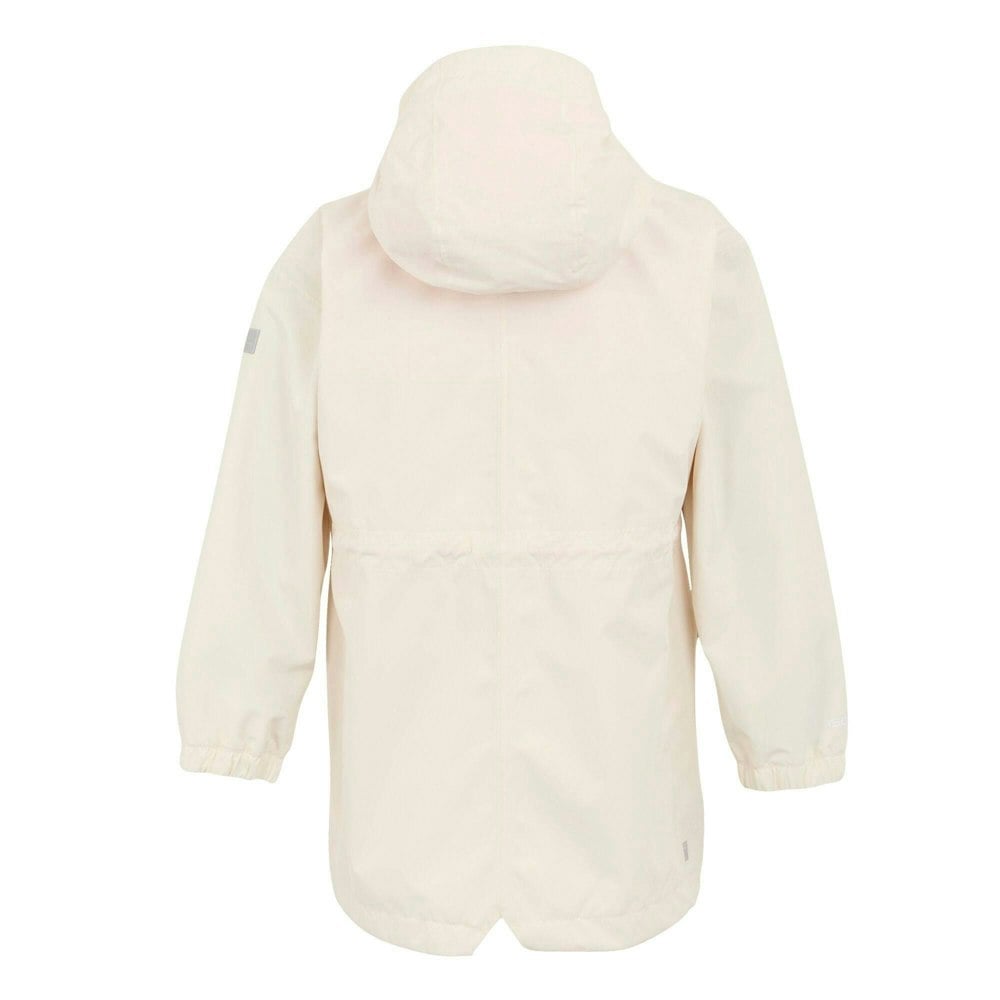 Regatta Childrens/Kids Ballina Stripe Waterproof Jacket - Light Vanilla/Peach Bloom/White