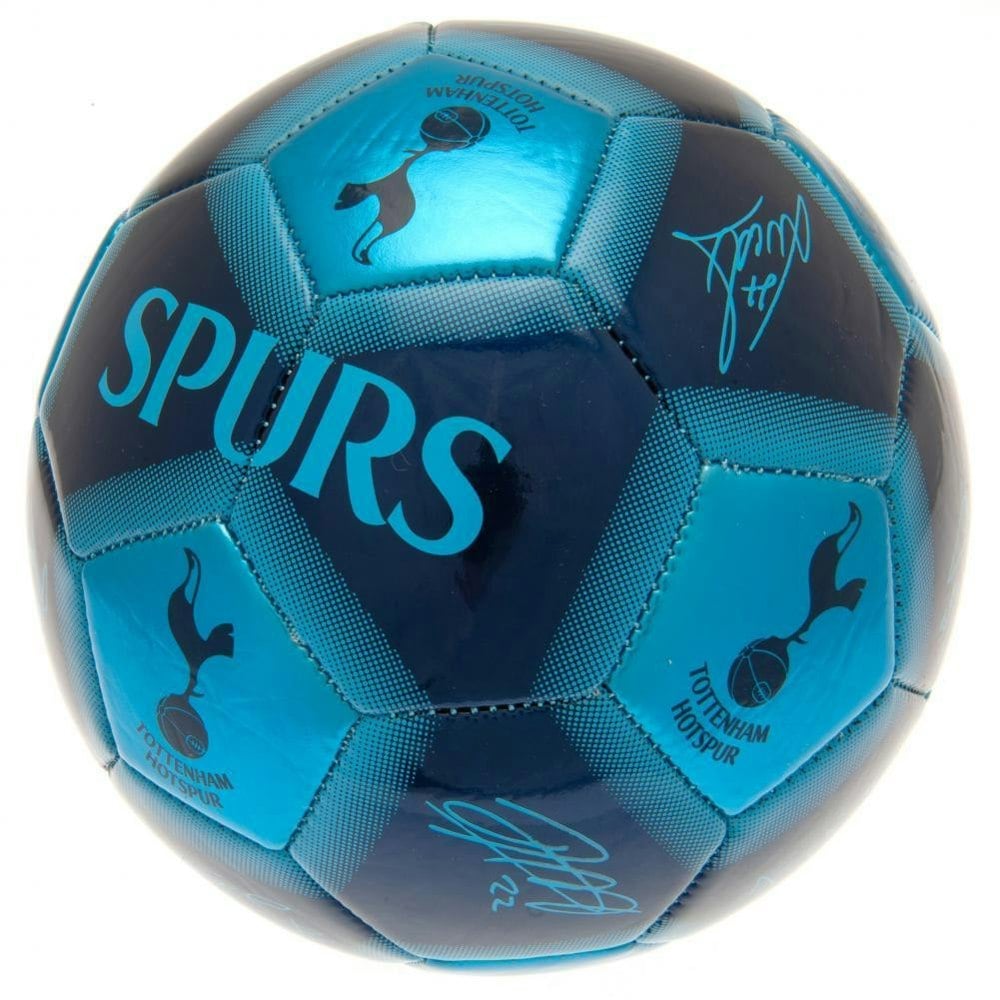 Tottenham Hotspur FC Spurs Signature Metallic Football - Blue/Navy