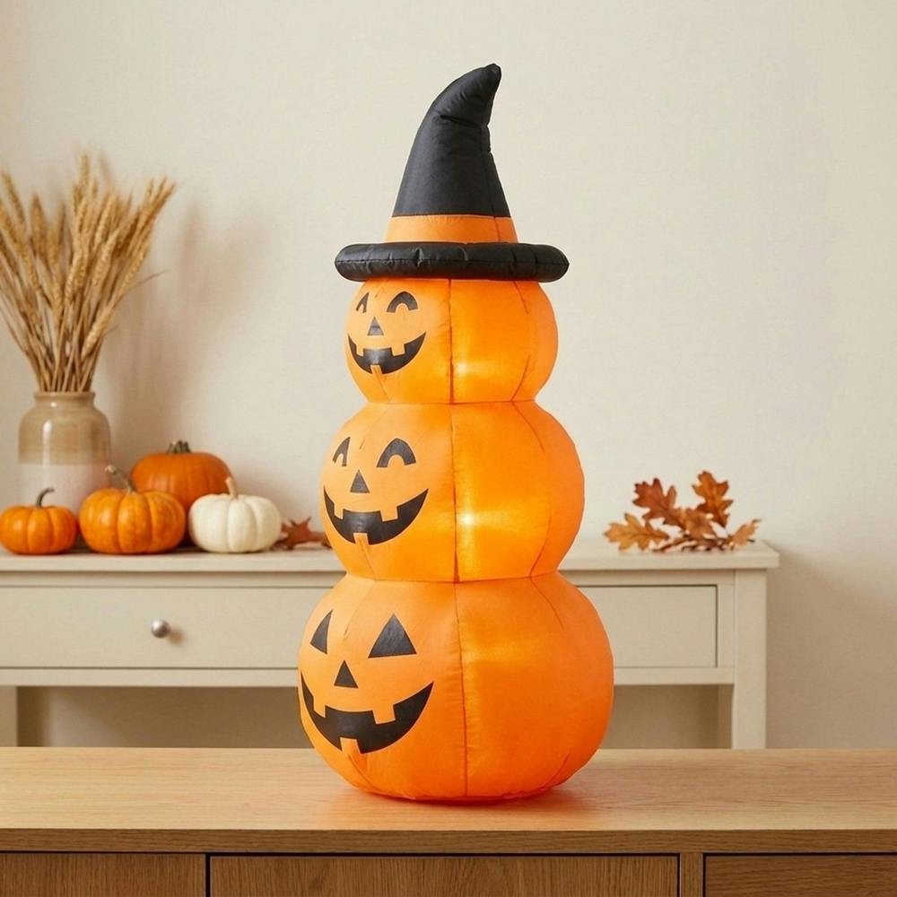 Garden Greatness 4ft Inflatable Halloween Pumpkin Archway