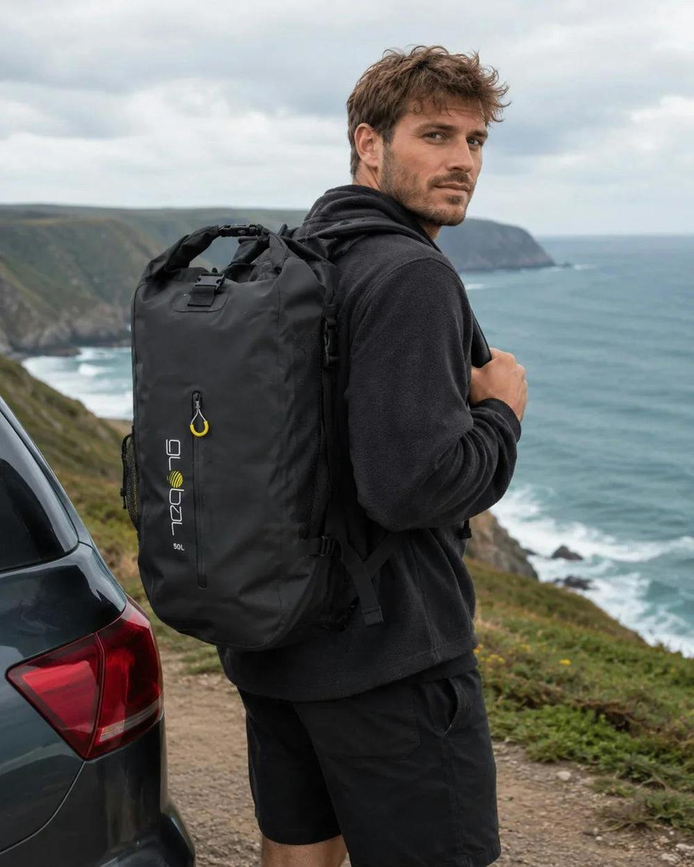 Global Dry Bag 50L Waterproof Roll Top Backpack