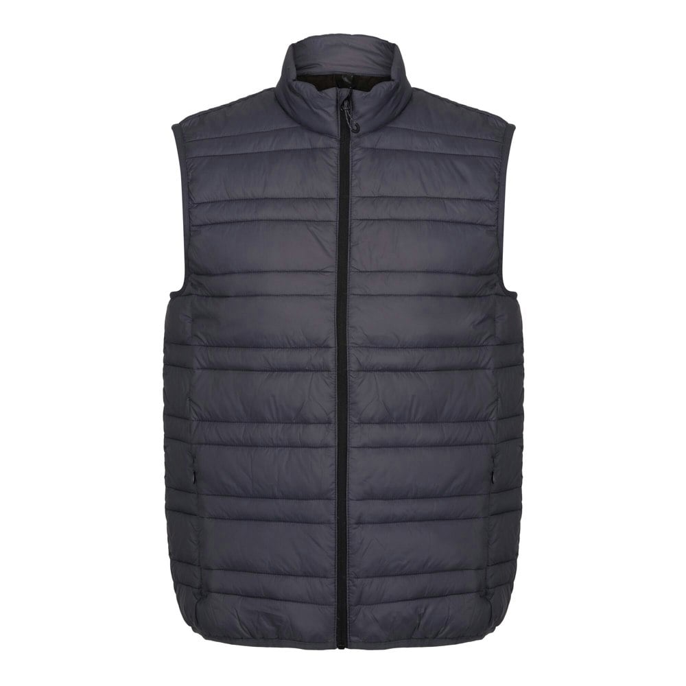 Regatta Mens Fire Down Padded Bodywarmer - Seal Grey/Black