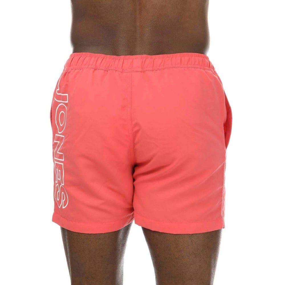 Jack And Jones Mens Aruba Swim Shorts - Coral