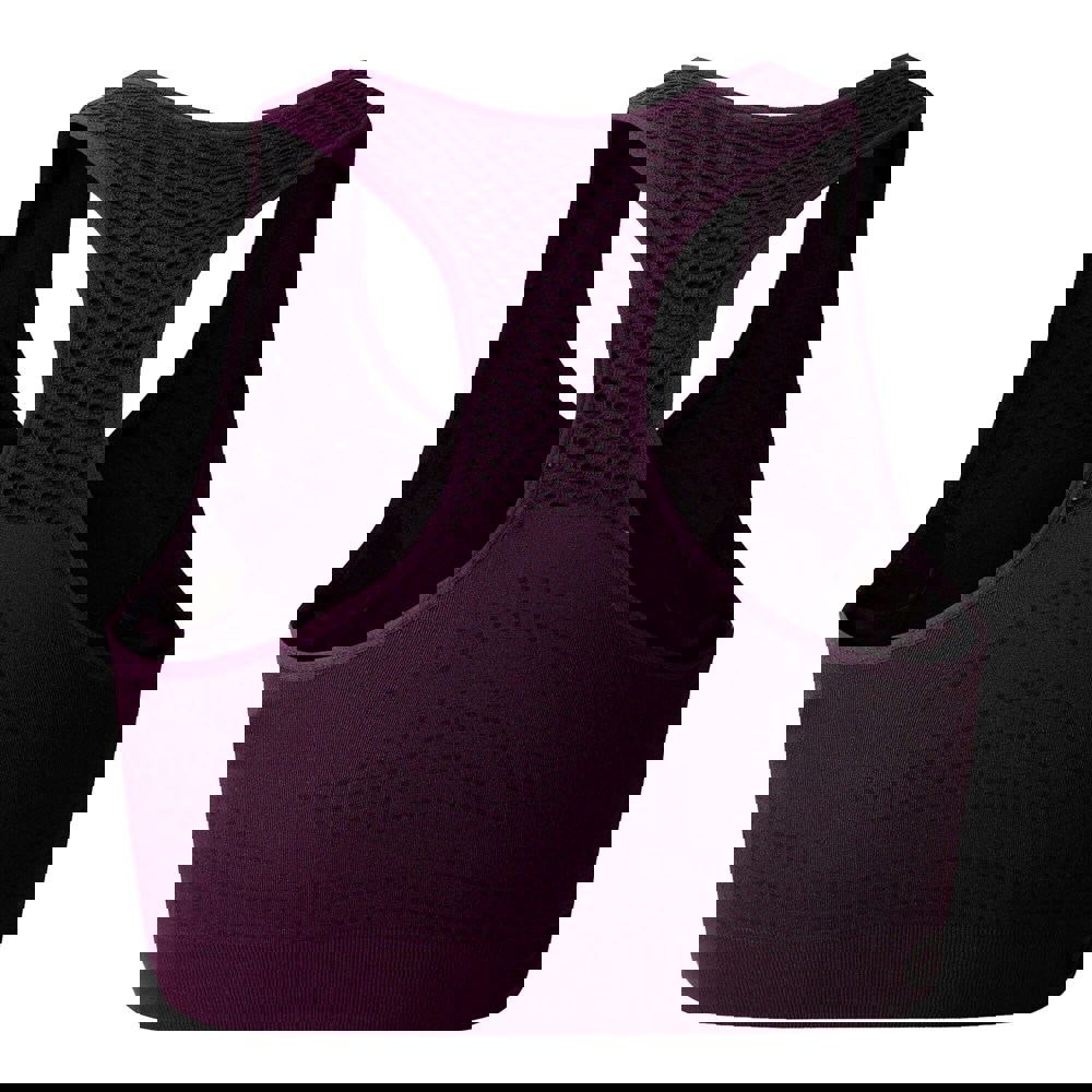Dare 2B Womens/Ladies Dont Sweat It II Sports Bra - Deep Plum