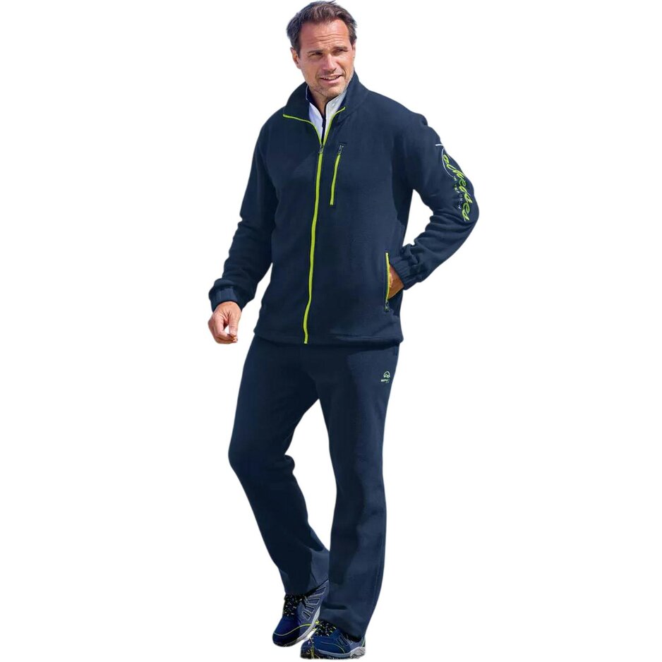 Atlas For Men Mens Fleece Tracksuit - Navy