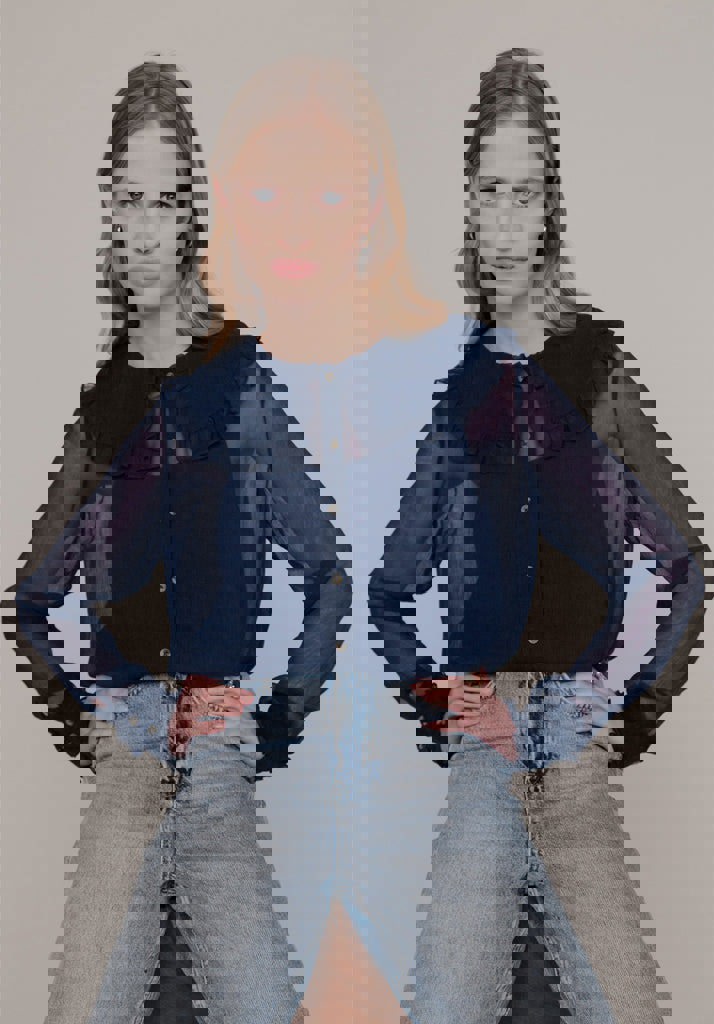 Julie Blouse in Navy