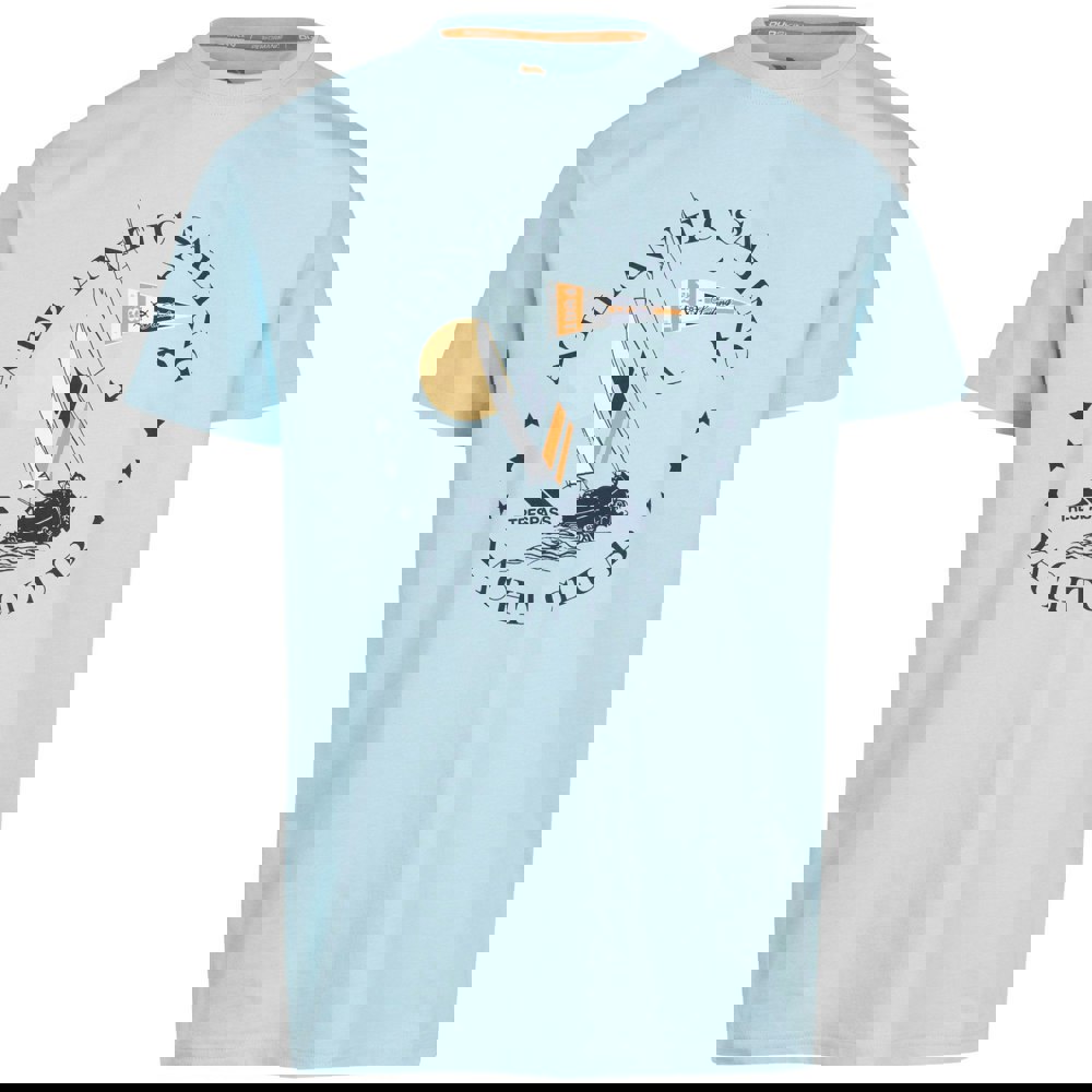 Trespass Mens Cedarf Printed T-Shirt - Seafoam