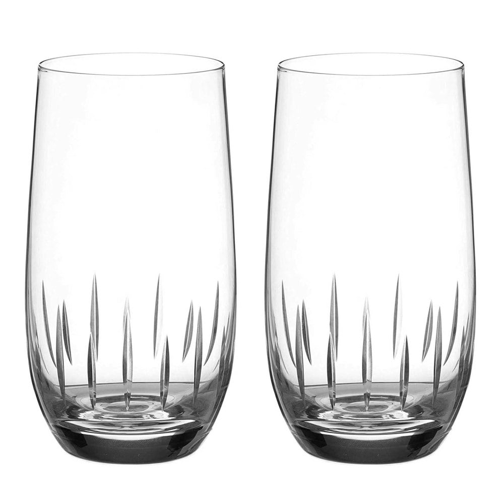 Diamante Linea Crystal Hi Ball Glasses - Set of 2