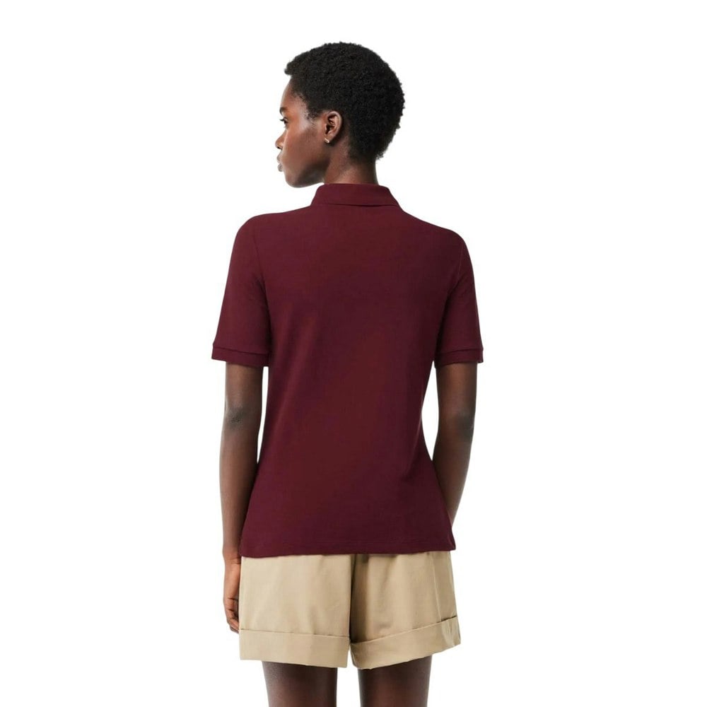 Lacoste Womens/Ladies Stretch Slim Golf Polo Shirt - Red
