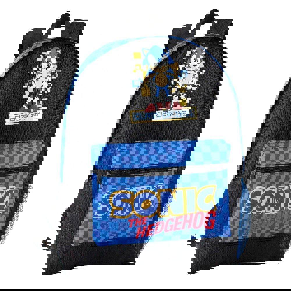 Sonic The Hedgehog Childrens/Kids Retro Game Backpack - Black
