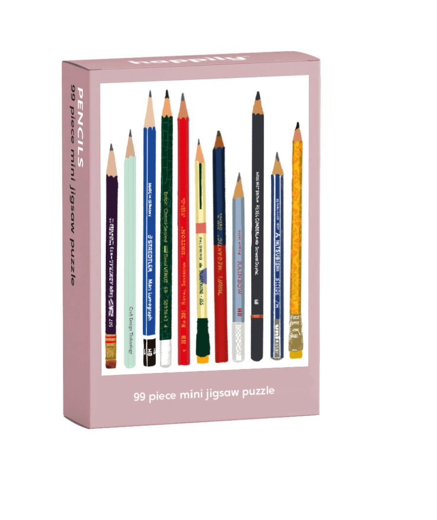 Happily Puzzles Pencils - 99 Piece Mini Jigsaw Puzzle