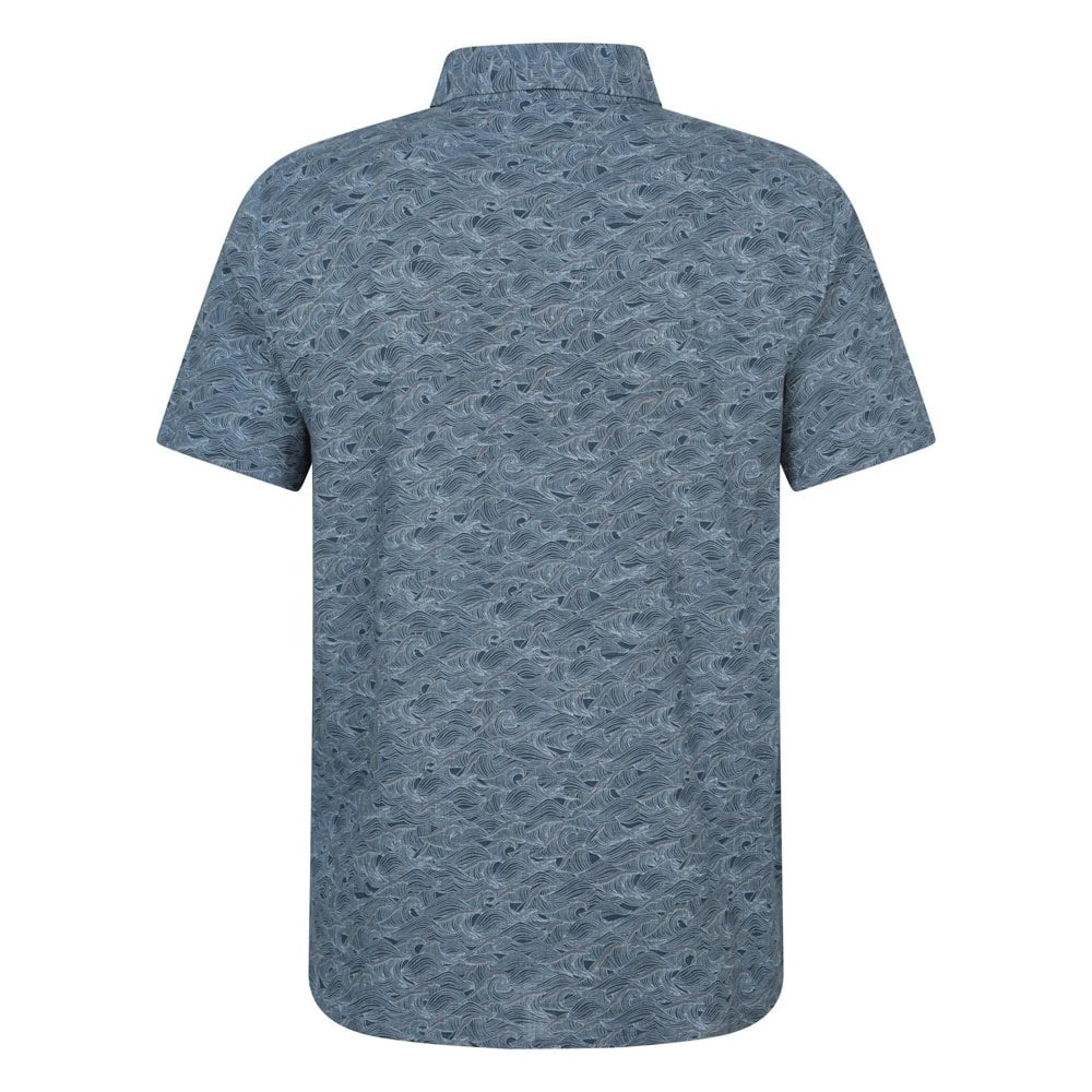 Mountain Warehouse Mens Preston Illustration Shirt - Navy