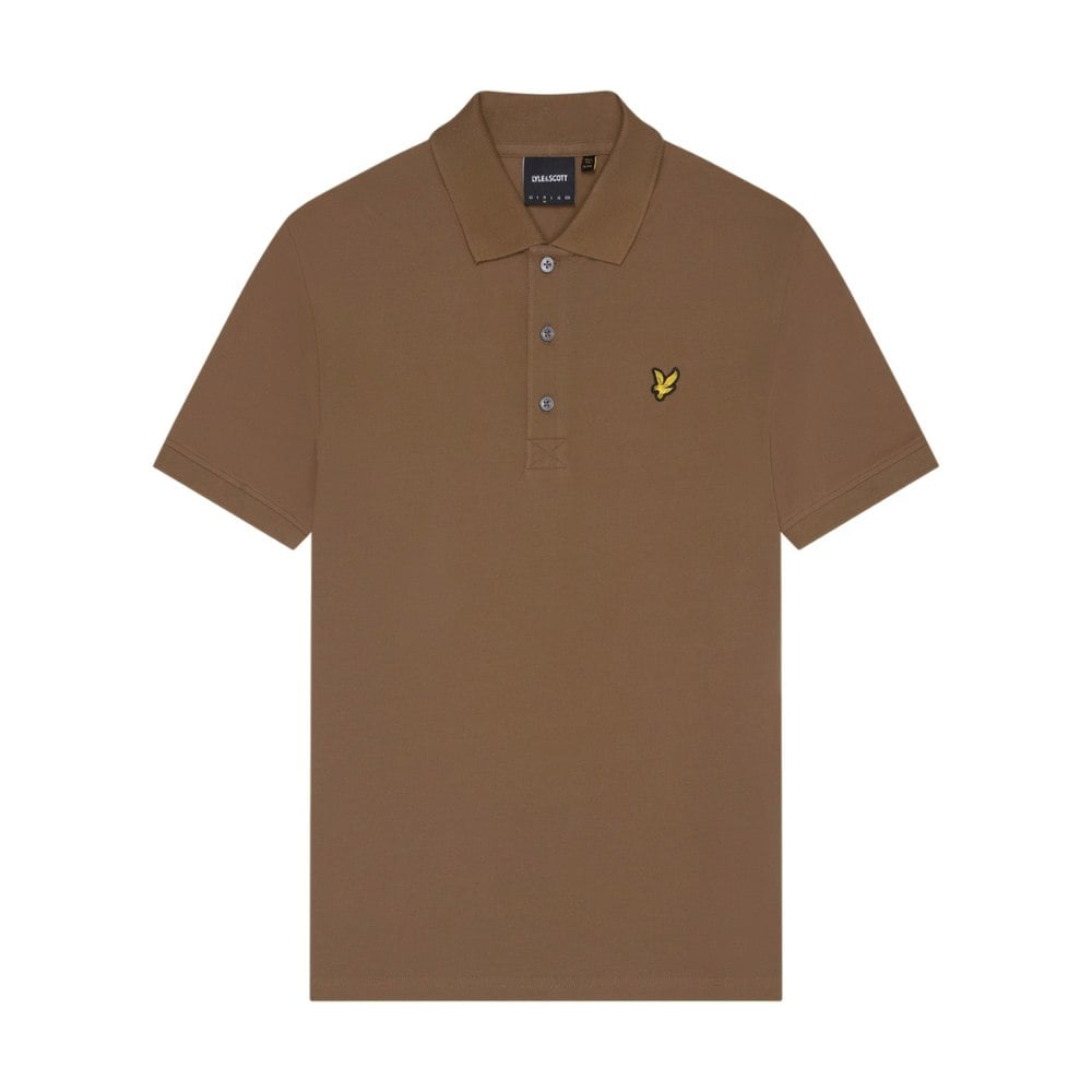 Lyle & Scott Mens Plain Polo Shirt - Wild Nettle