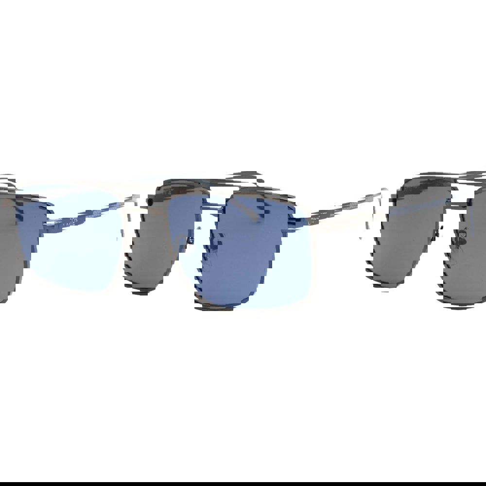 Lacoste Blue Lensed Matte Dark Grey Sunglasses