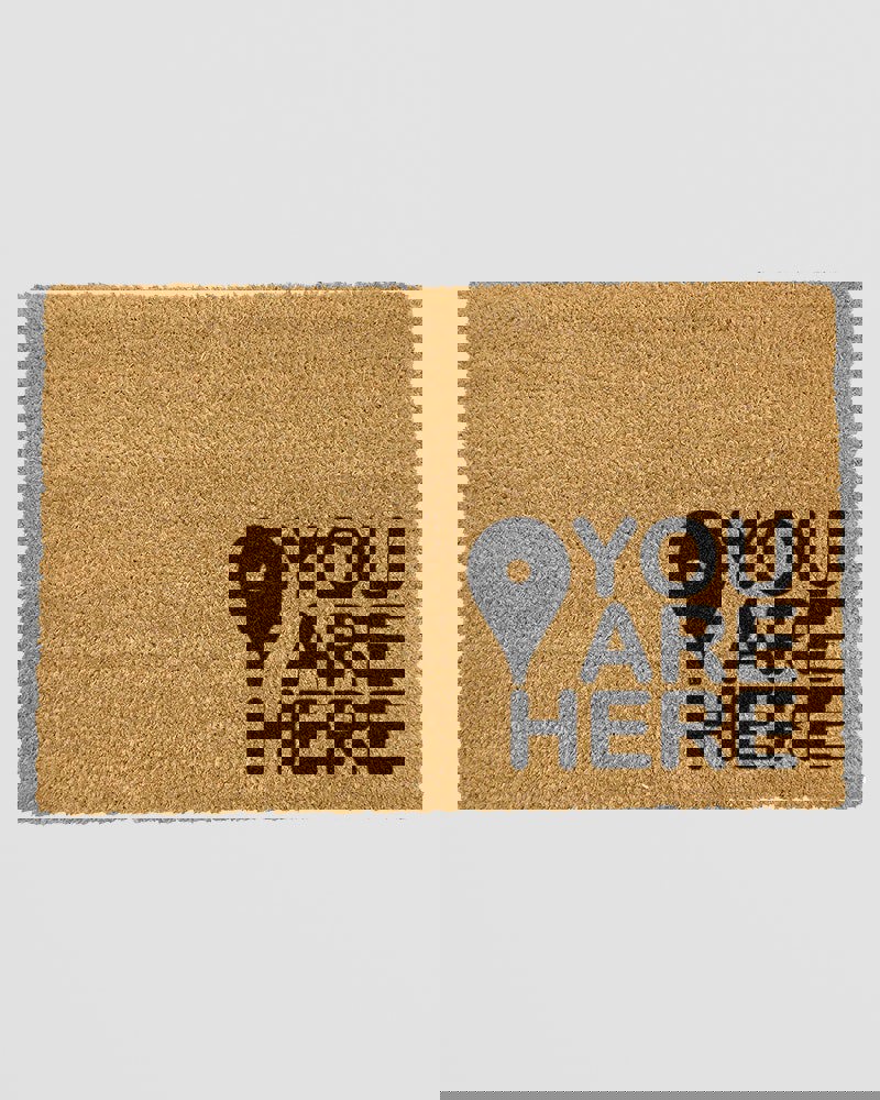 You Are Here Doormat