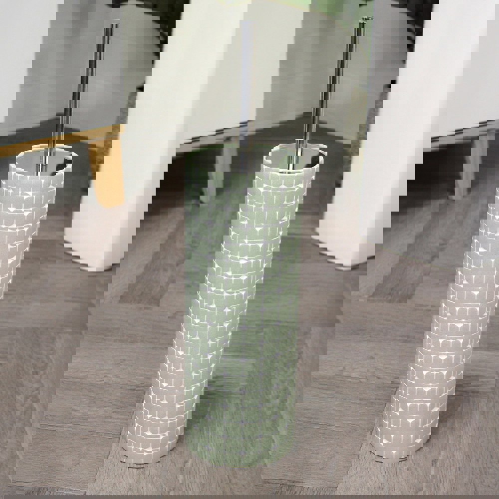 Showerdrape Mosaica Pistachio Green Toilet Brush & Holder