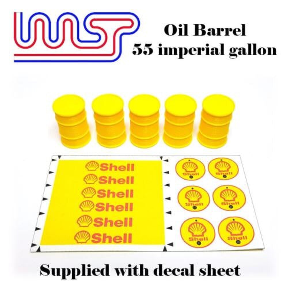 MCSlots Slot Car Trackside Scenery World Oil Barrel Drum x 6 New WASP