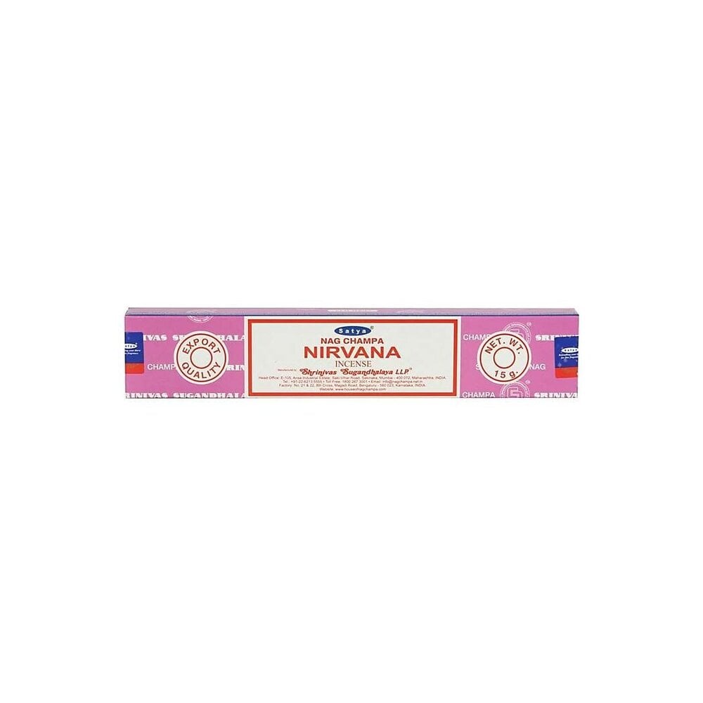 Satya Nirvana Incense Sticks, Pack of 12