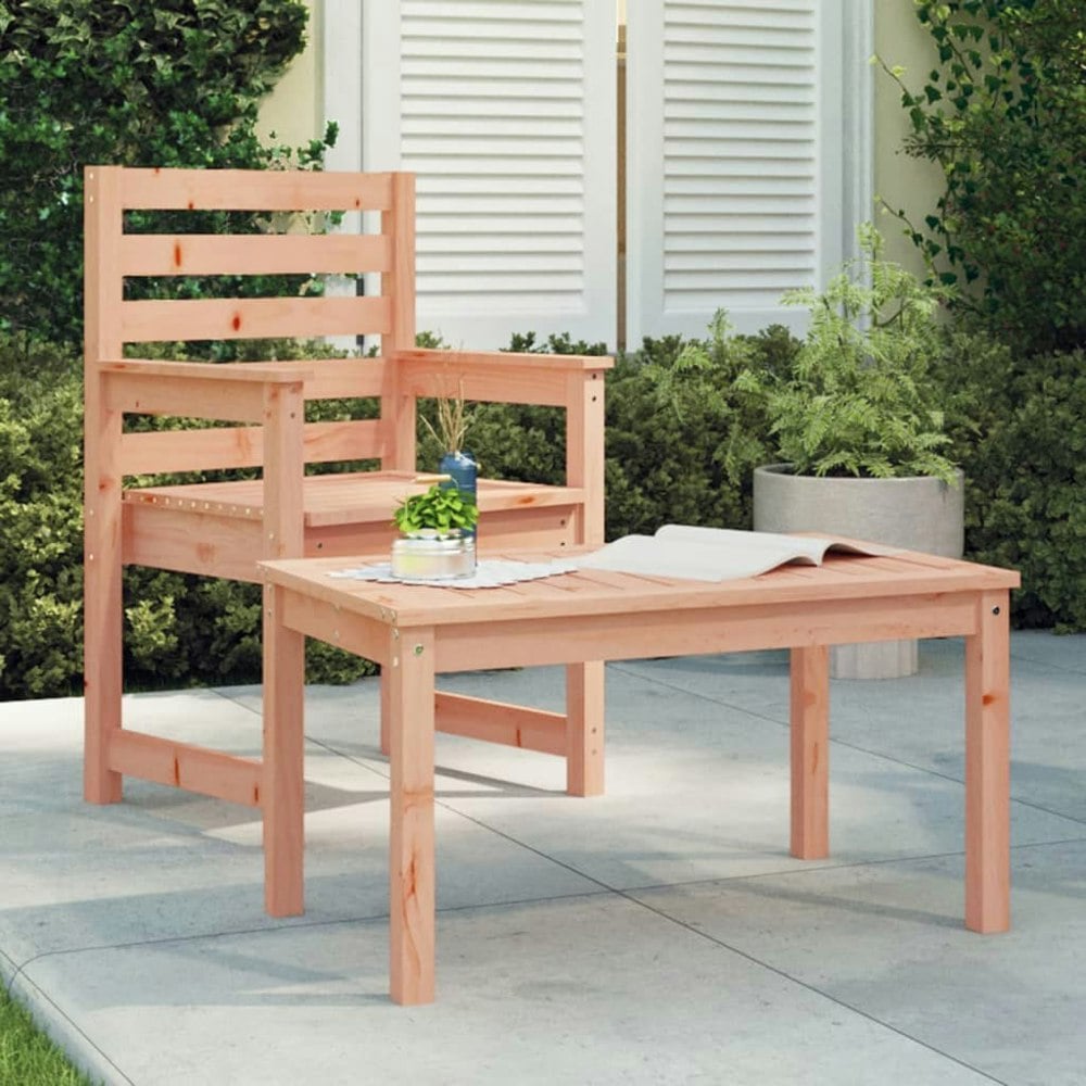 Berkfield Garden Table 82.5x50.5x45 cm Solid Wood Douglas