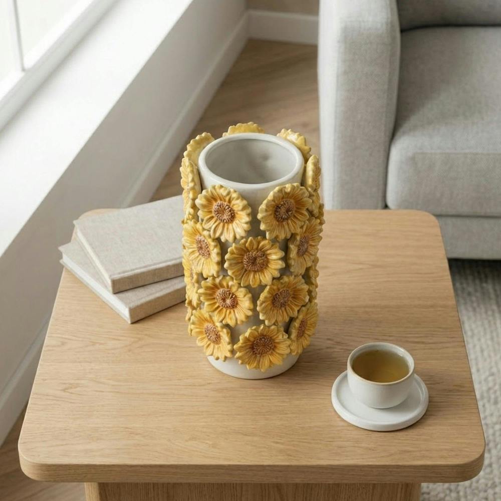 Garden Greatness Sunkissed Tall 3D Sunflower Vase
