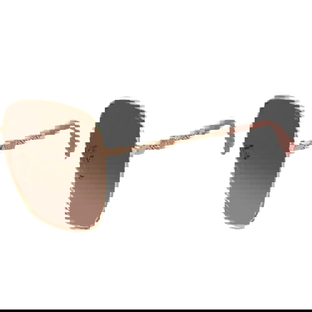 Moschino Bold Branded Arms Rose Gold Sunglasses
