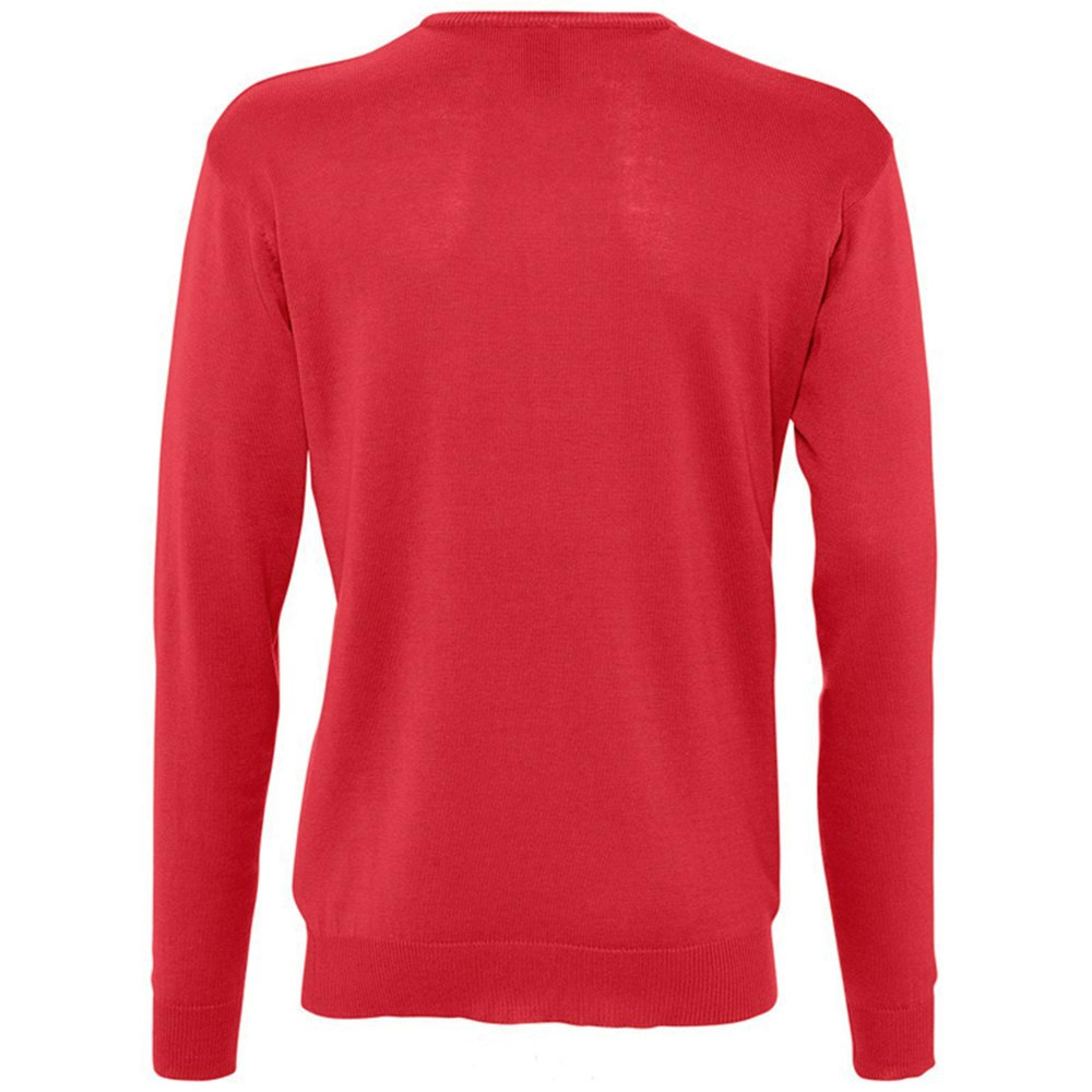 SOLS Mens Galaxy V Neck Sweater - Red