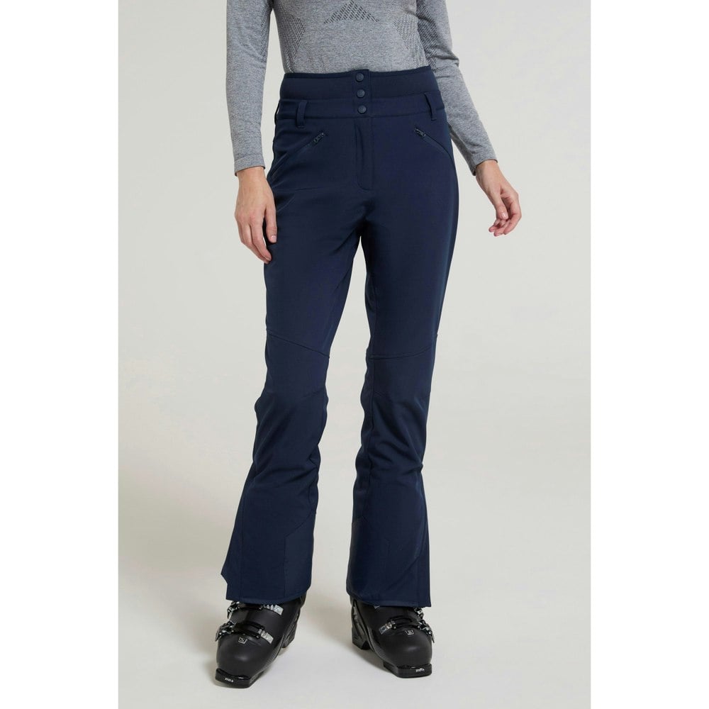 Mountain Warehouse Women's Avalanche RECCO High Waist Ski Trousers - Dark Blue